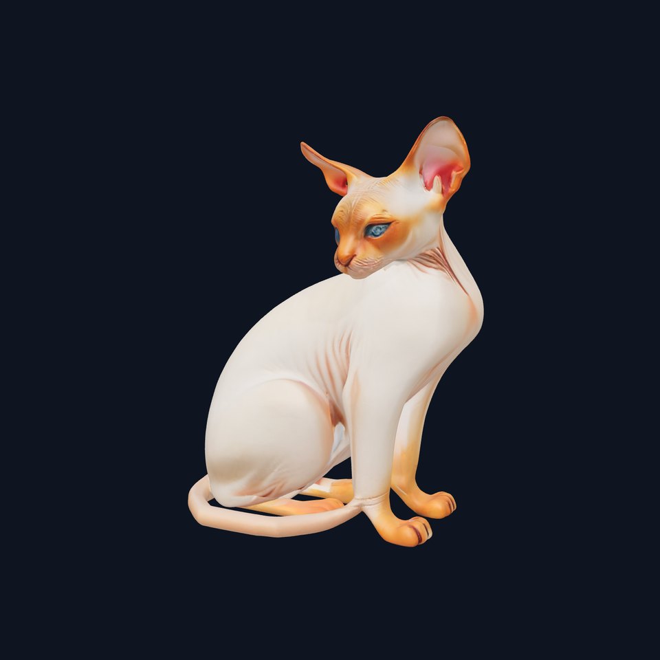 Sphynx Cat Elegance model pack
