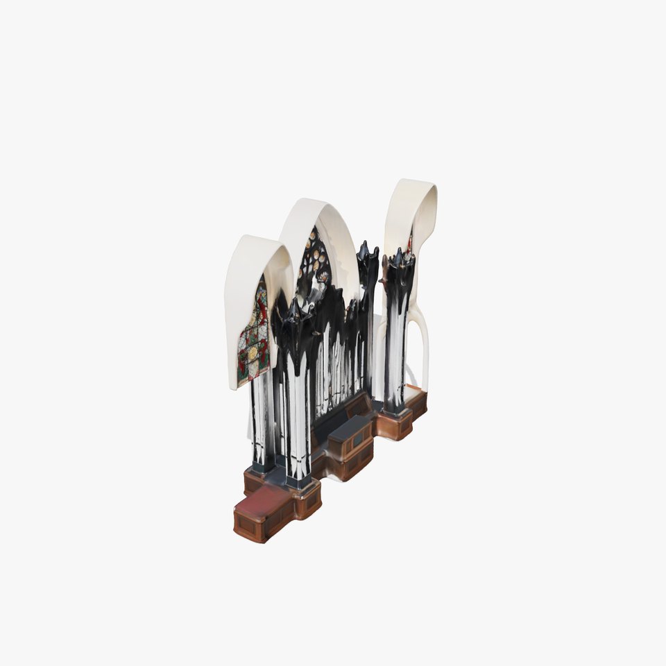 Gothic Cathedral Organ model pack