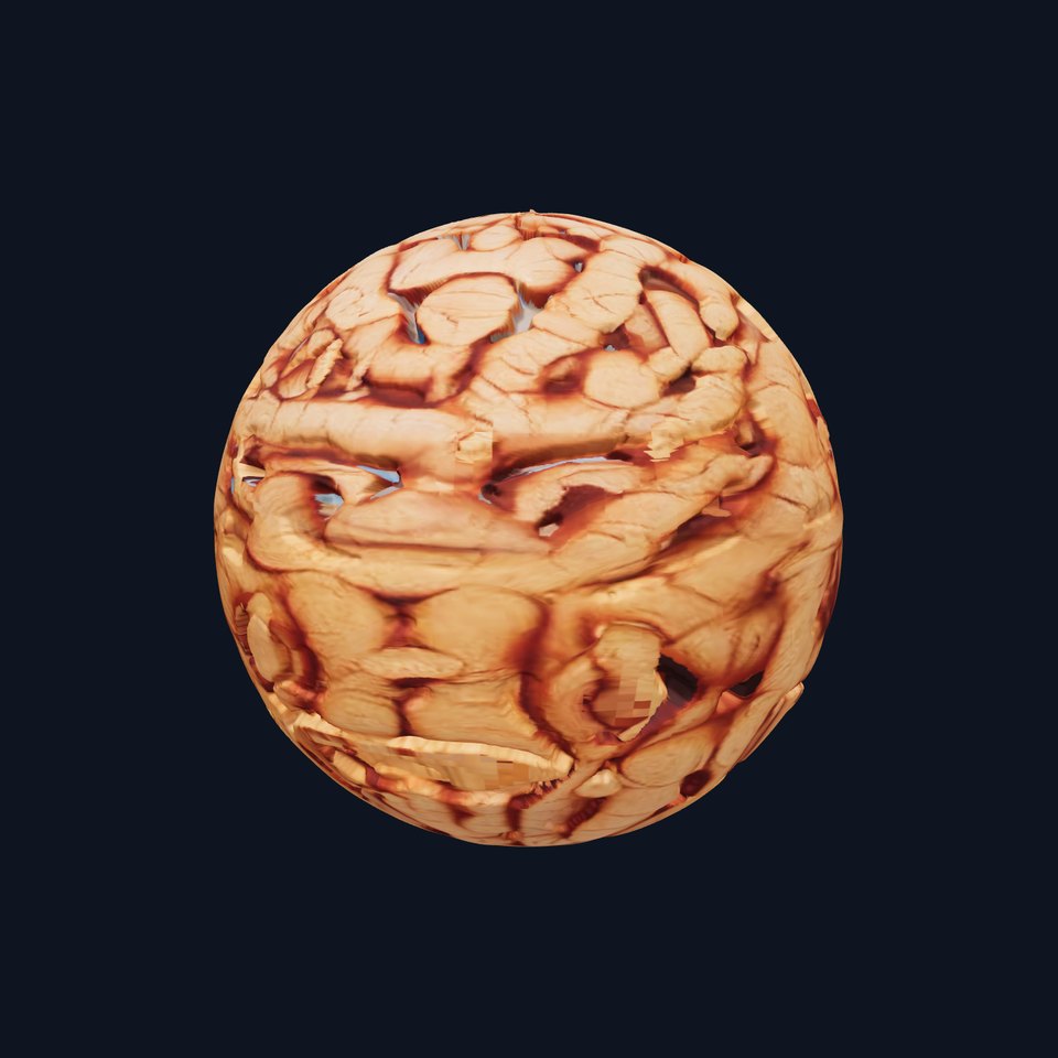 HQ PBR Textures Set Organic Roots Knotty