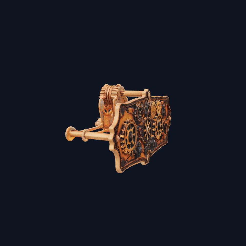 Steampunk Gear Mechanism model pack