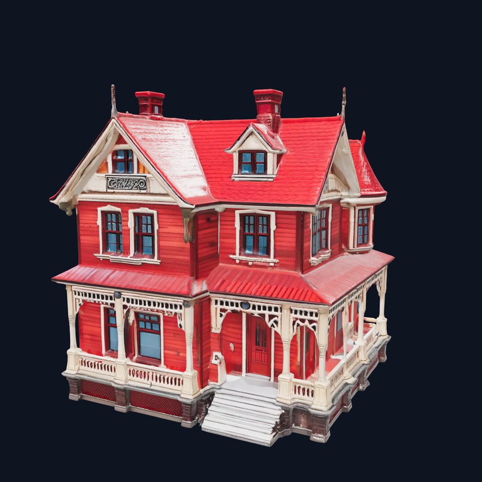 Victorian Red House model pack