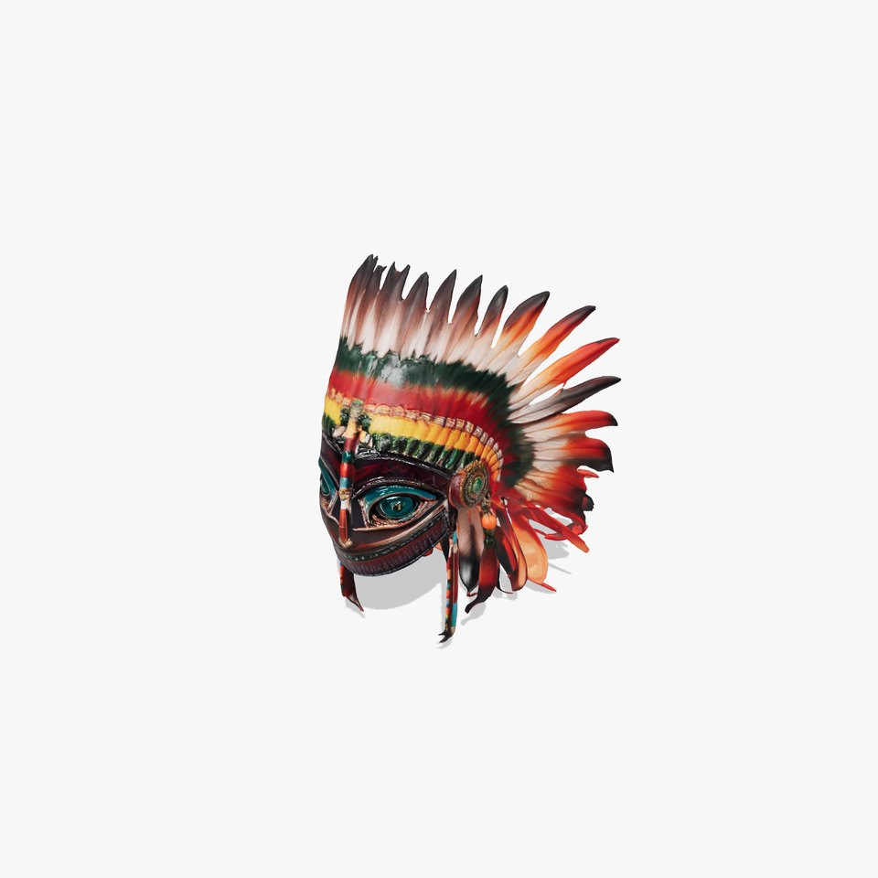 Colorful Tribal Headdress model pack