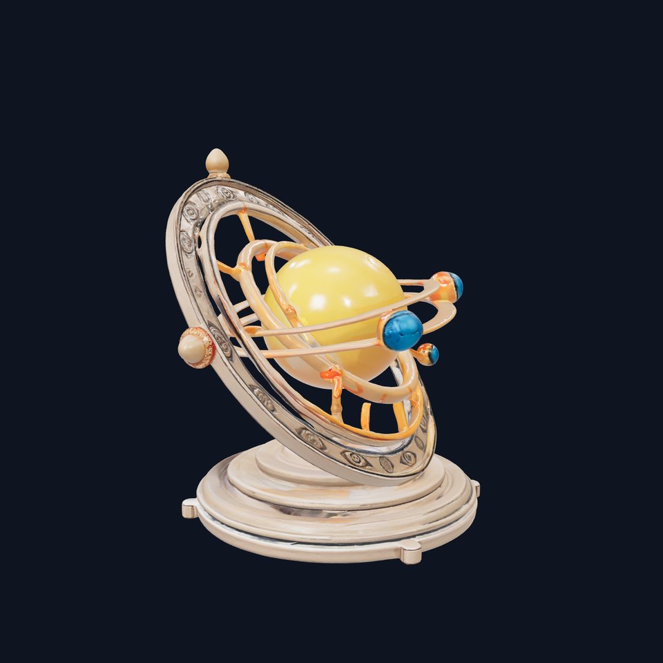 Celestial Orrery Bronze model pack