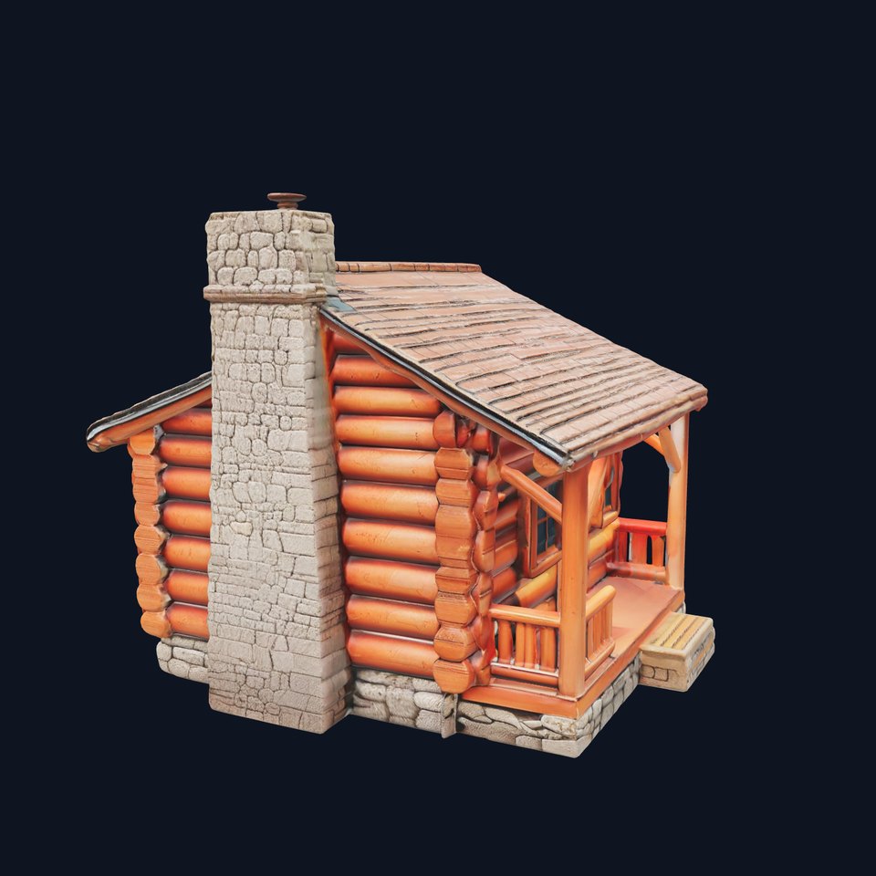 Rustic Log Cabin model pack