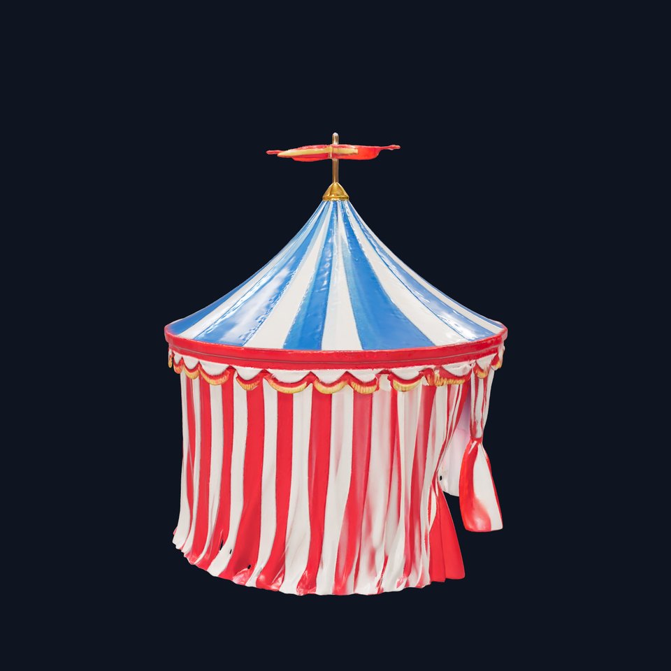 Classic Circus Tent model pack