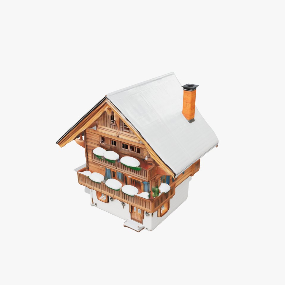Rustic Alpine Chalet model pack