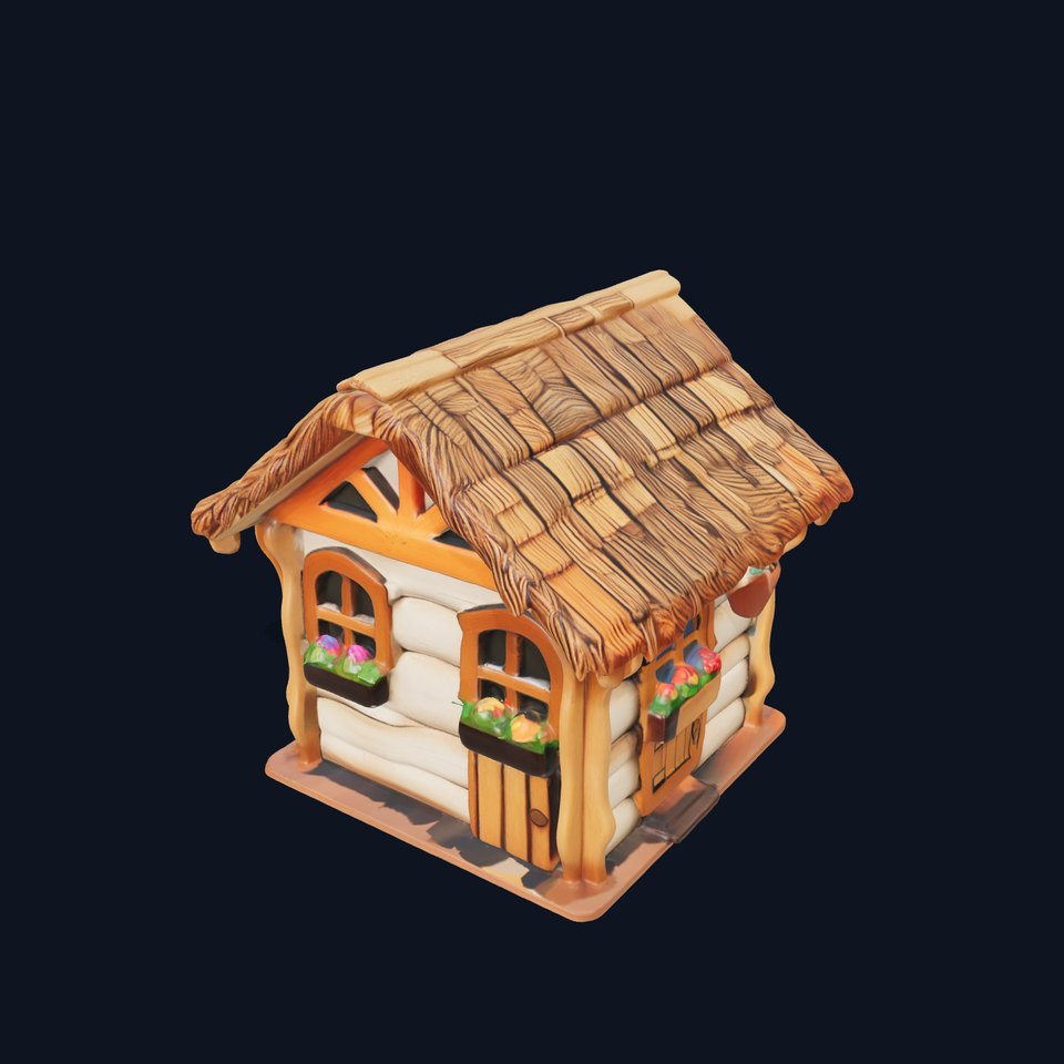 Charming Rustic Cottage model pack