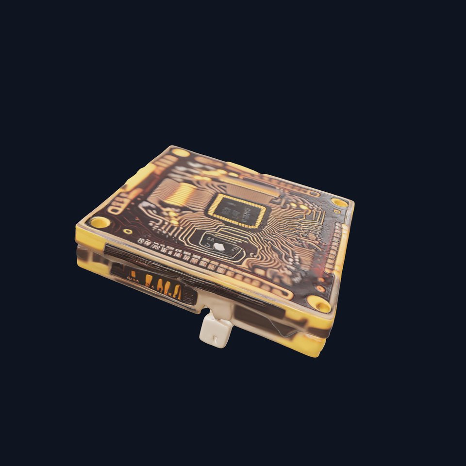 Golden Circuit Chip model pack