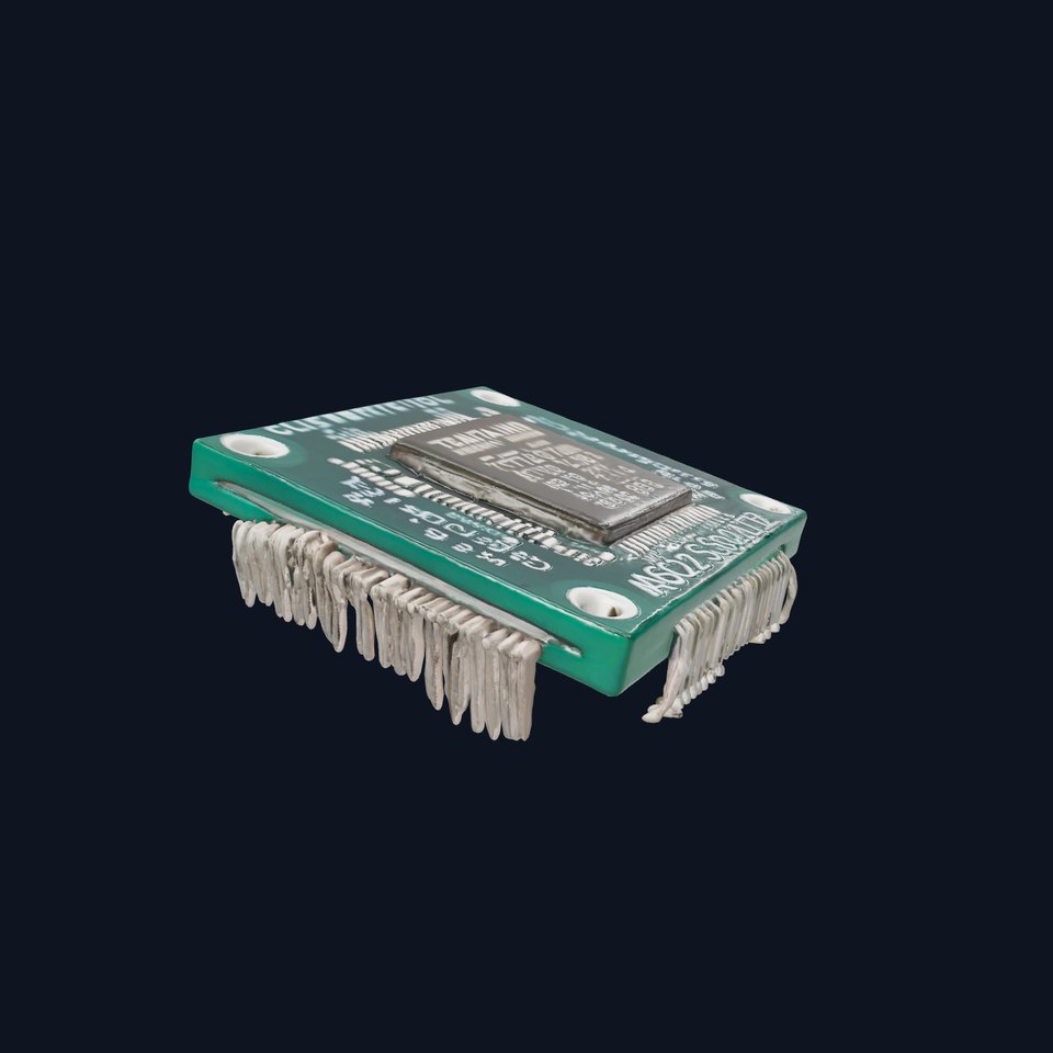 Green Circuit Chip model pack