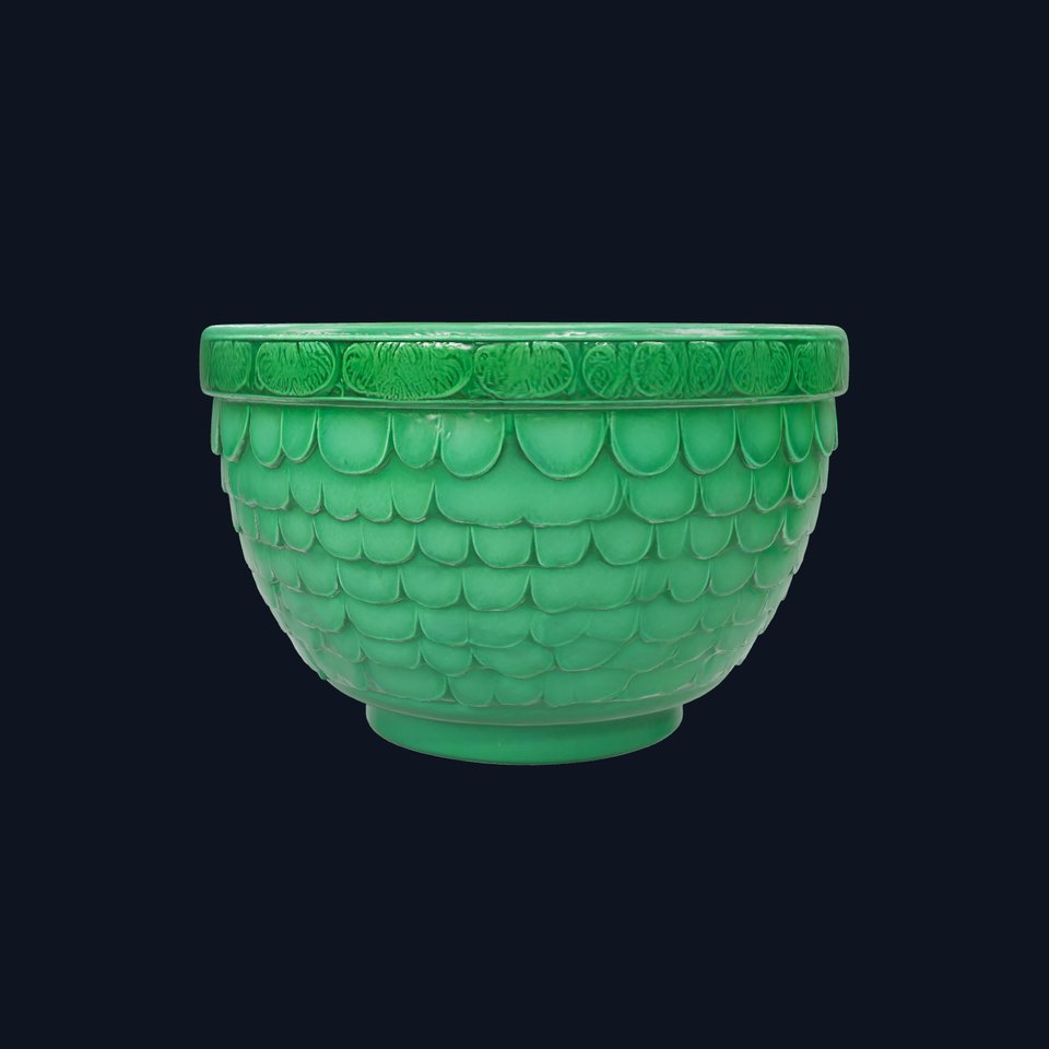 Emerald Scaled Bowl model pack