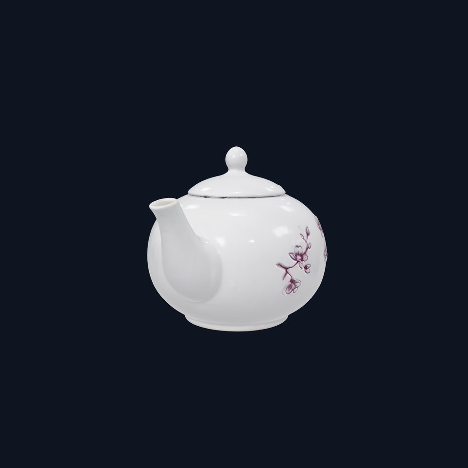Cherry Blossom Teapot model pack