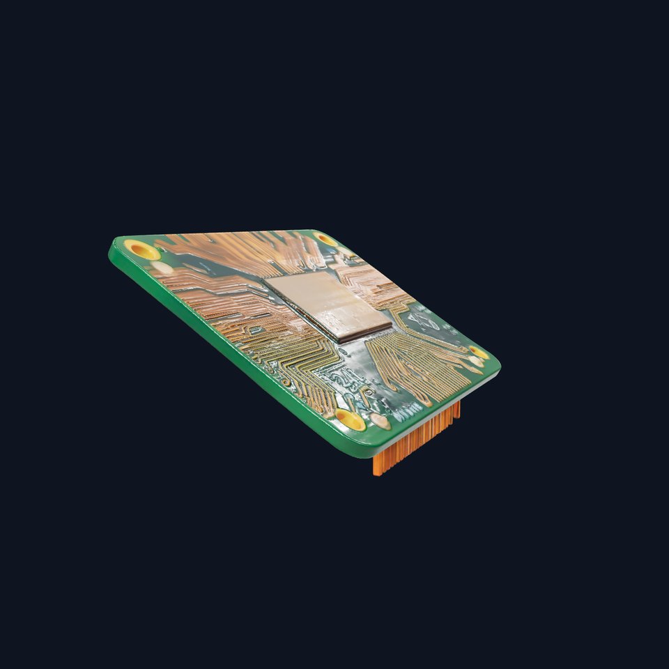 Green Circuit Board model pack
