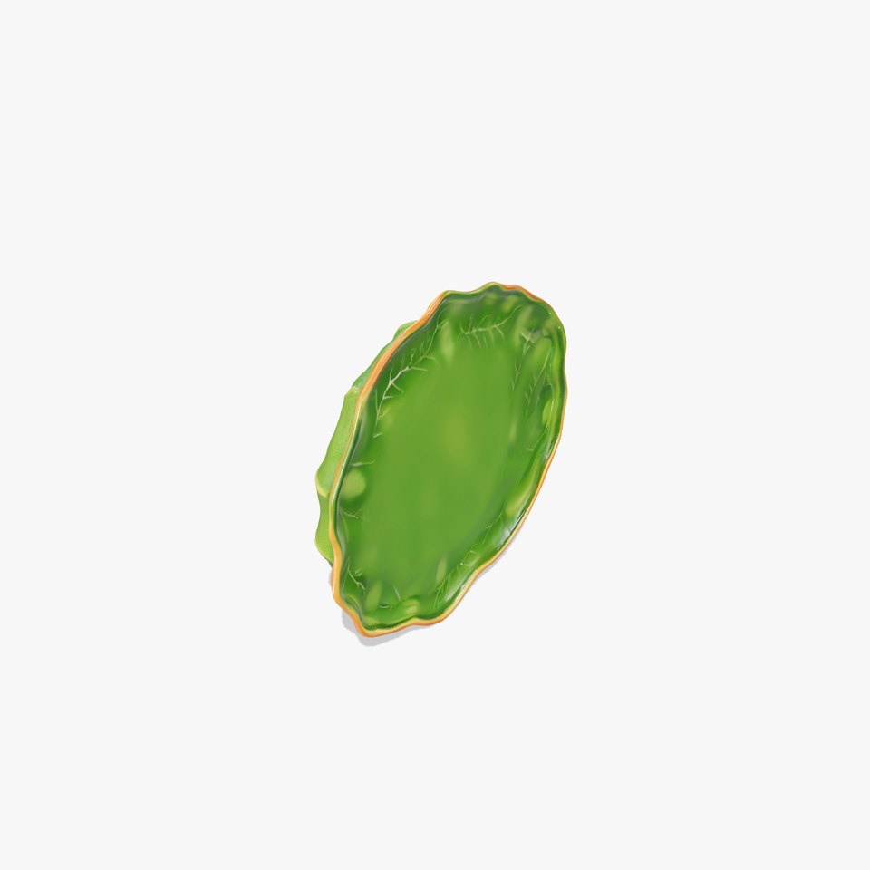 Leafy Green Plate model pack