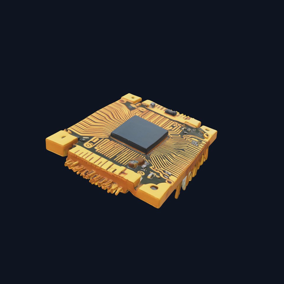 Golden Circuit Chip model pack