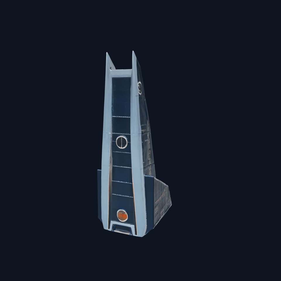 Futuristic Glass Tower model pack