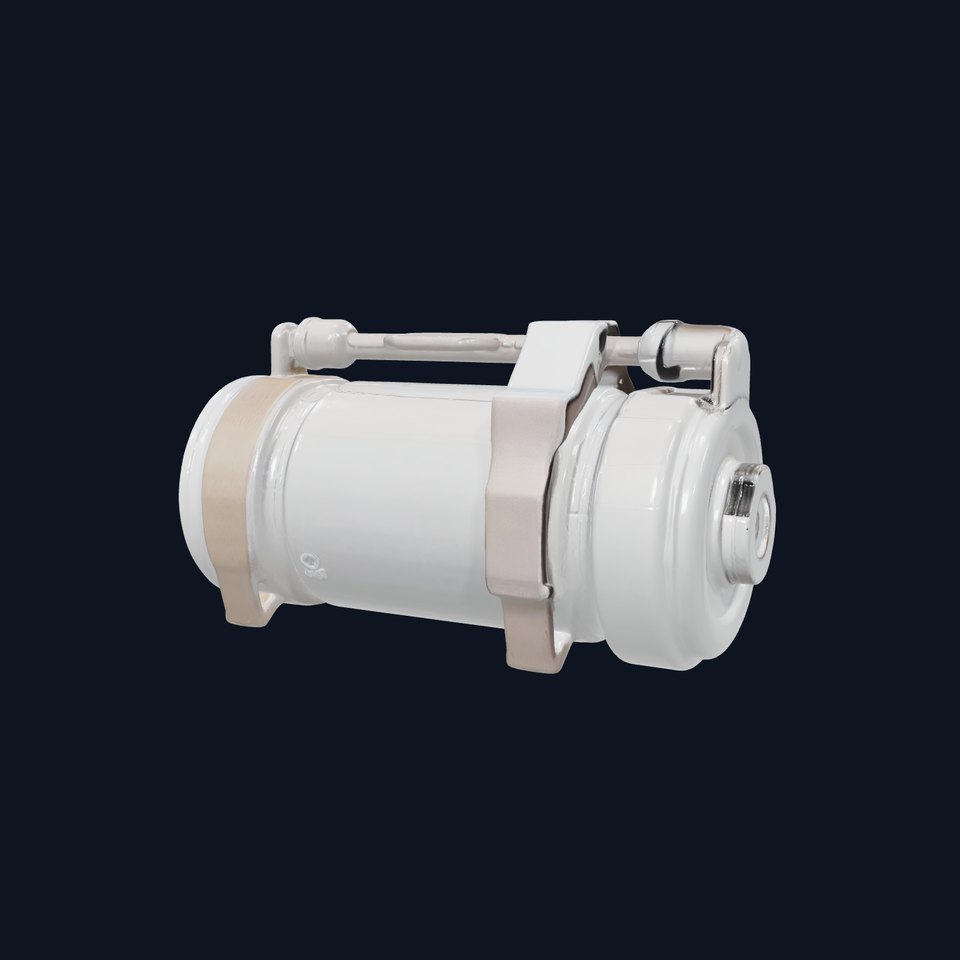 Polished Stainless Steel Canister model pack