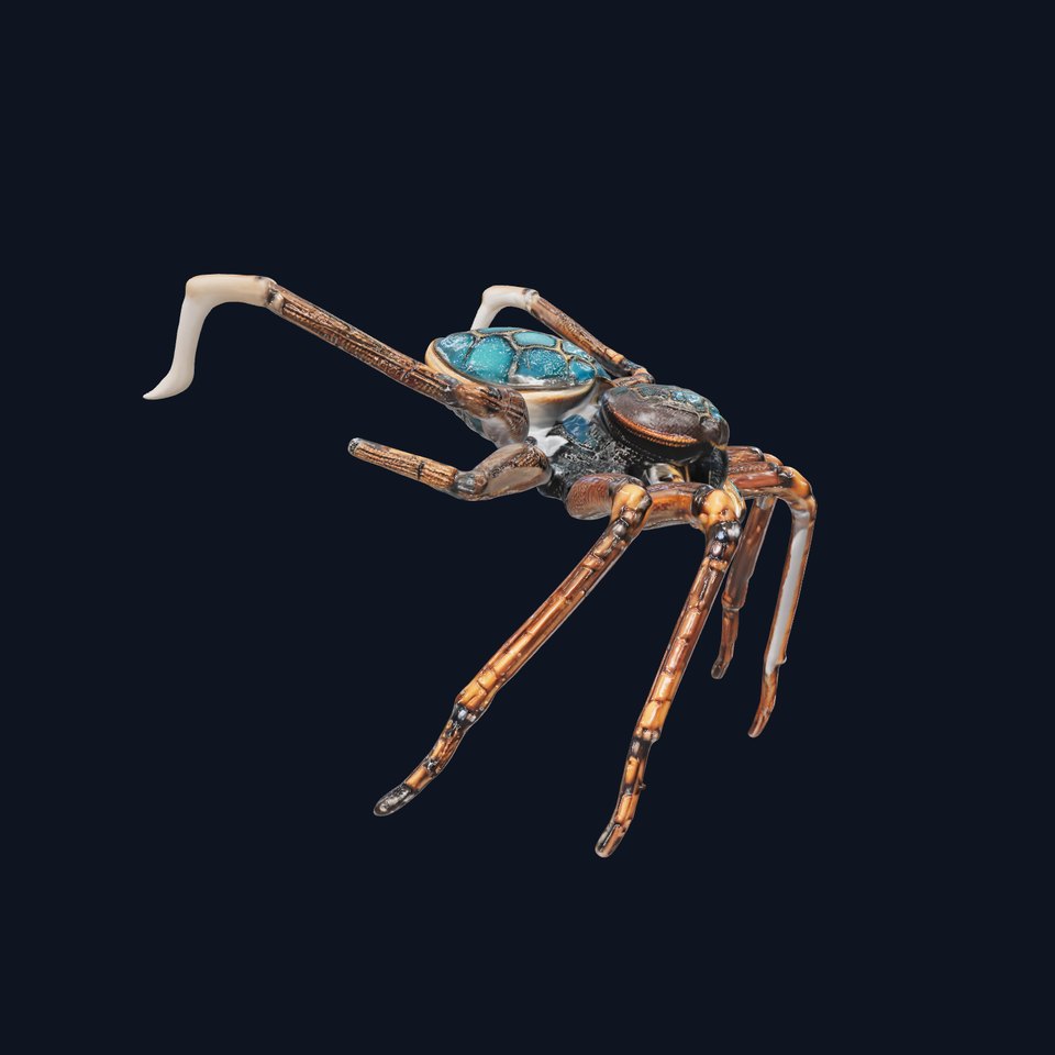 Metallic Arachnid model pack