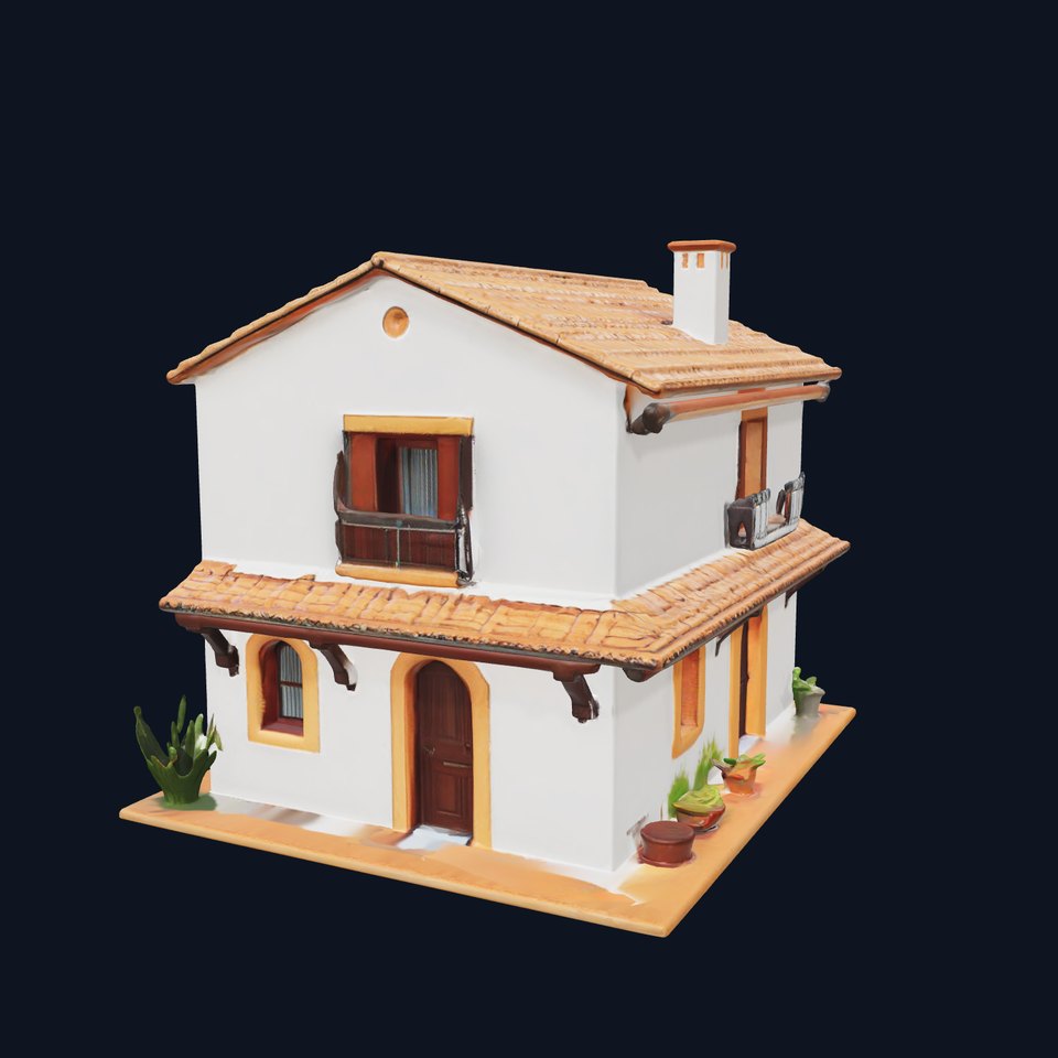 Mediterranean Villa model pack