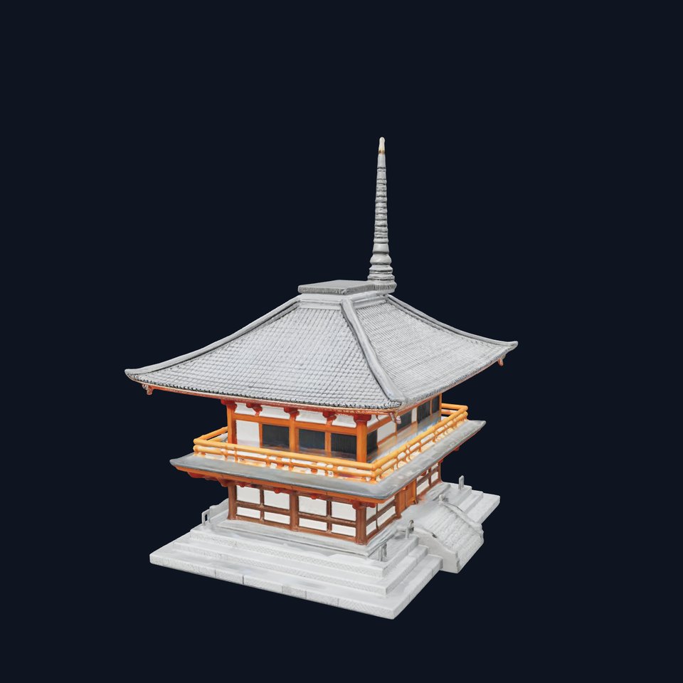 Traditional Pagoda model pack