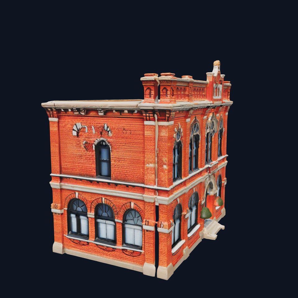 Victorian Brick Building model pack