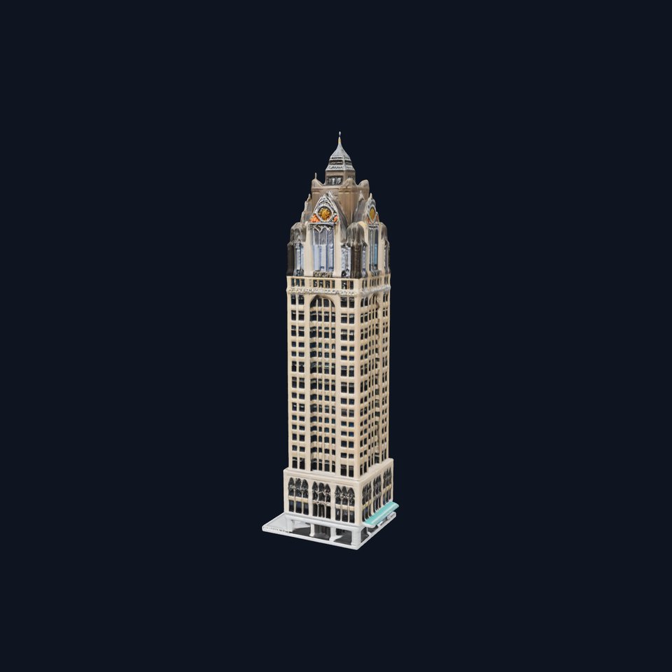 Art Deco Skyscraper model pack