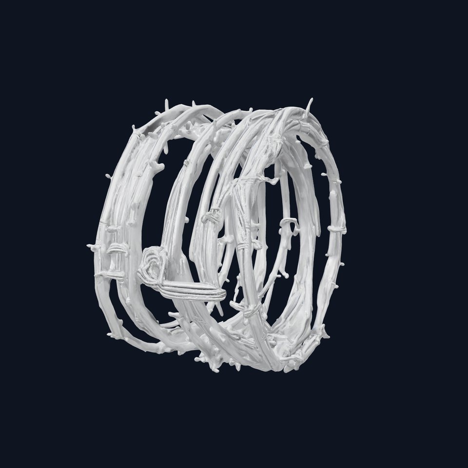 Steel Barbed Wire model pack