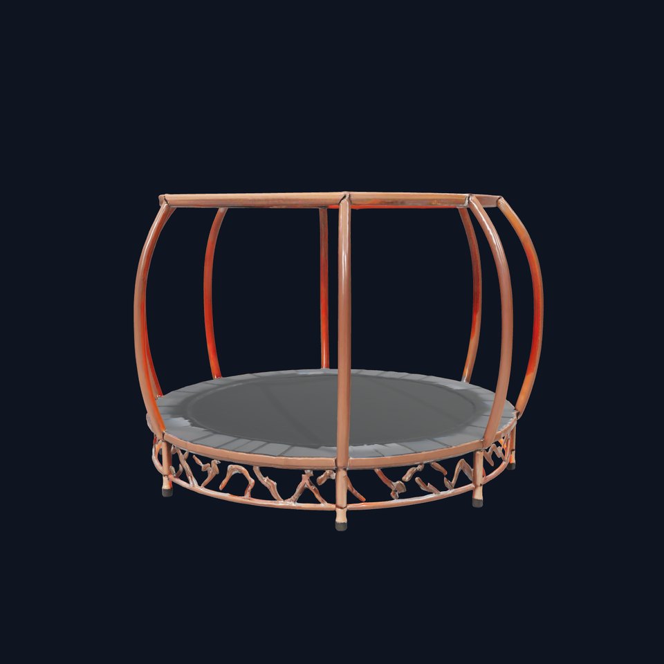 Modern Copper Trampoline model pack