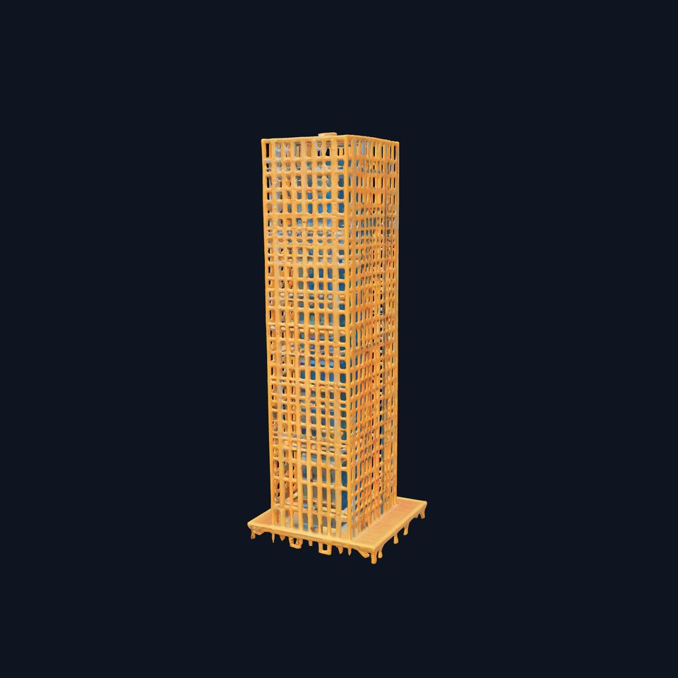 Wooden Construction Tower model pack
