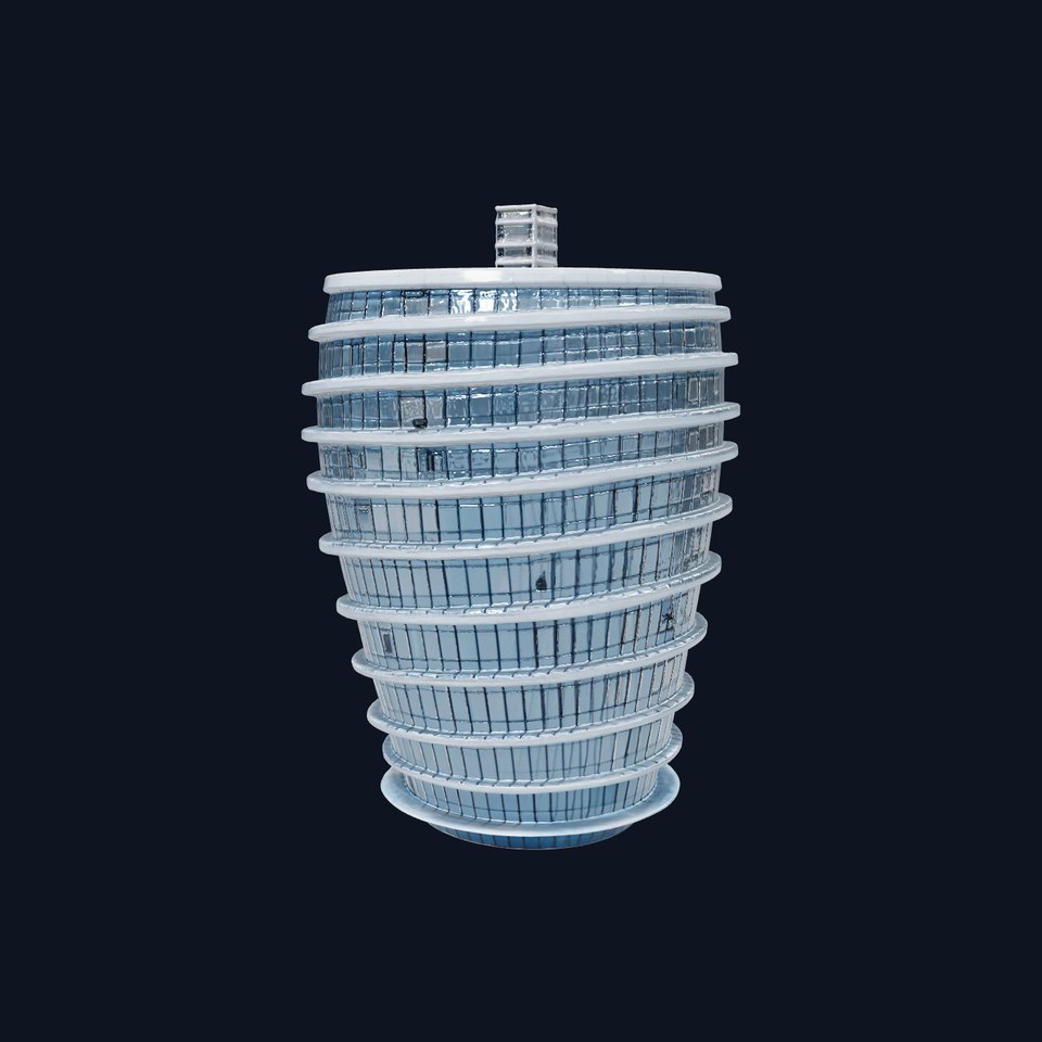 Spiral Glass Tower model pack