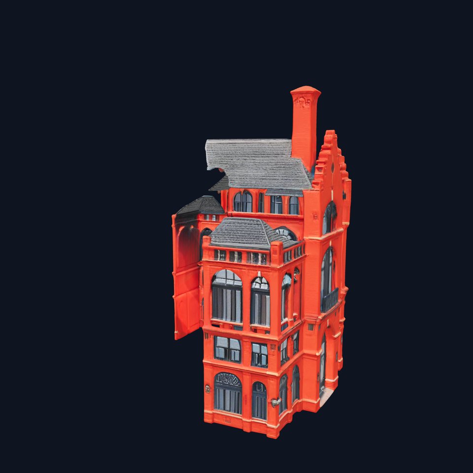 Historic Red Brick Building model pack
