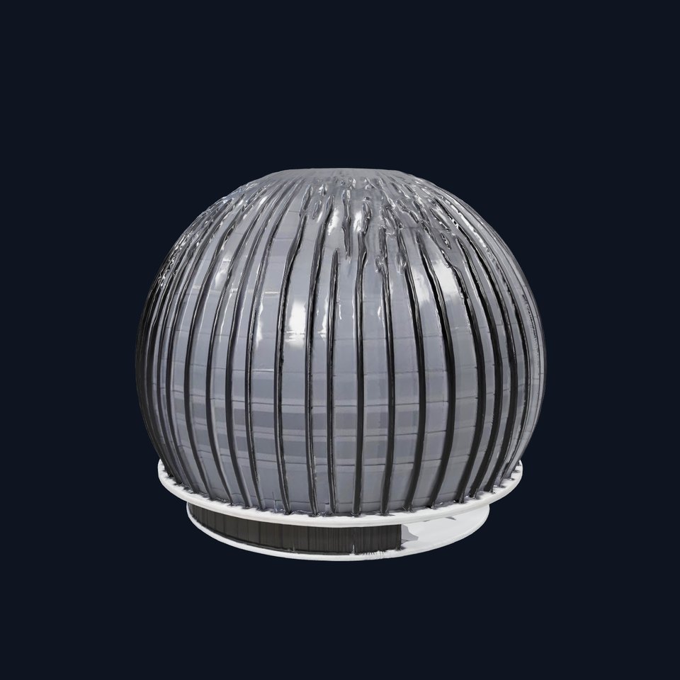 Black Futuristic Dome model pack