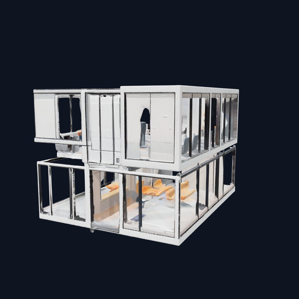 Modern Glass Building model pack