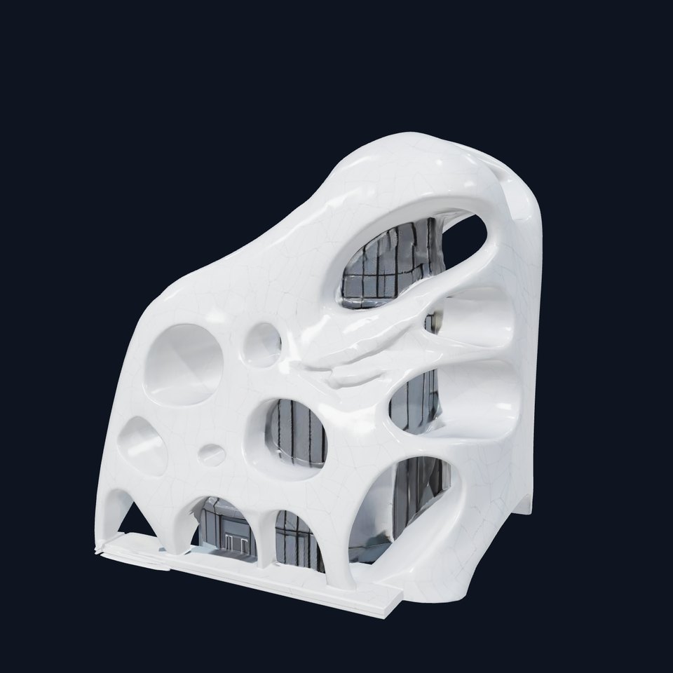 Futuristic Organic Architecture model pack