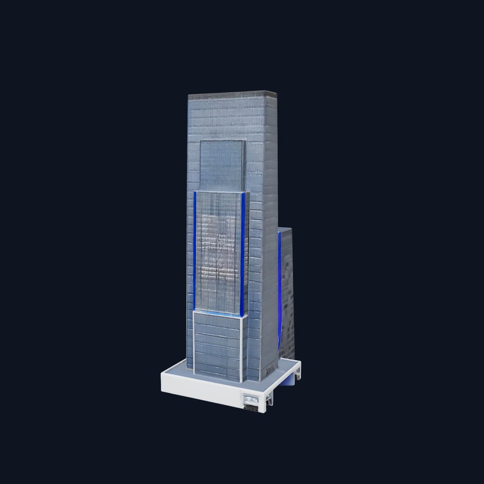 Modern Glass Skyscraper model pack
