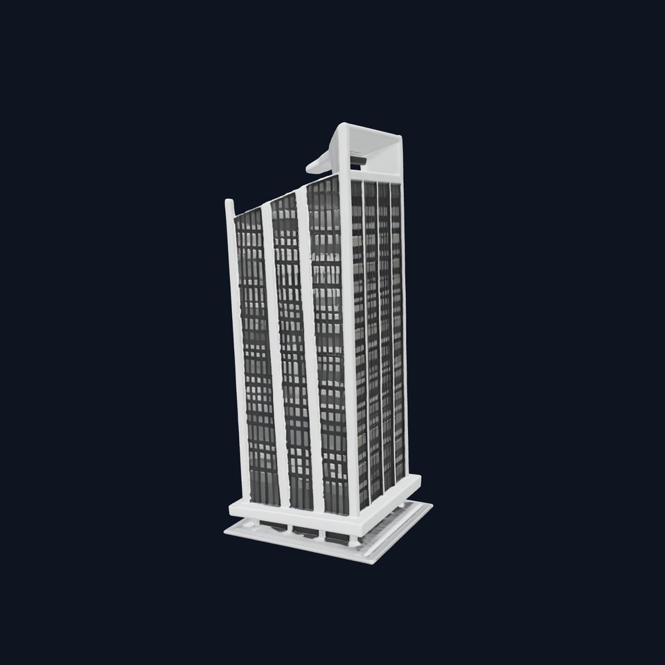Modern Glass Building model pack