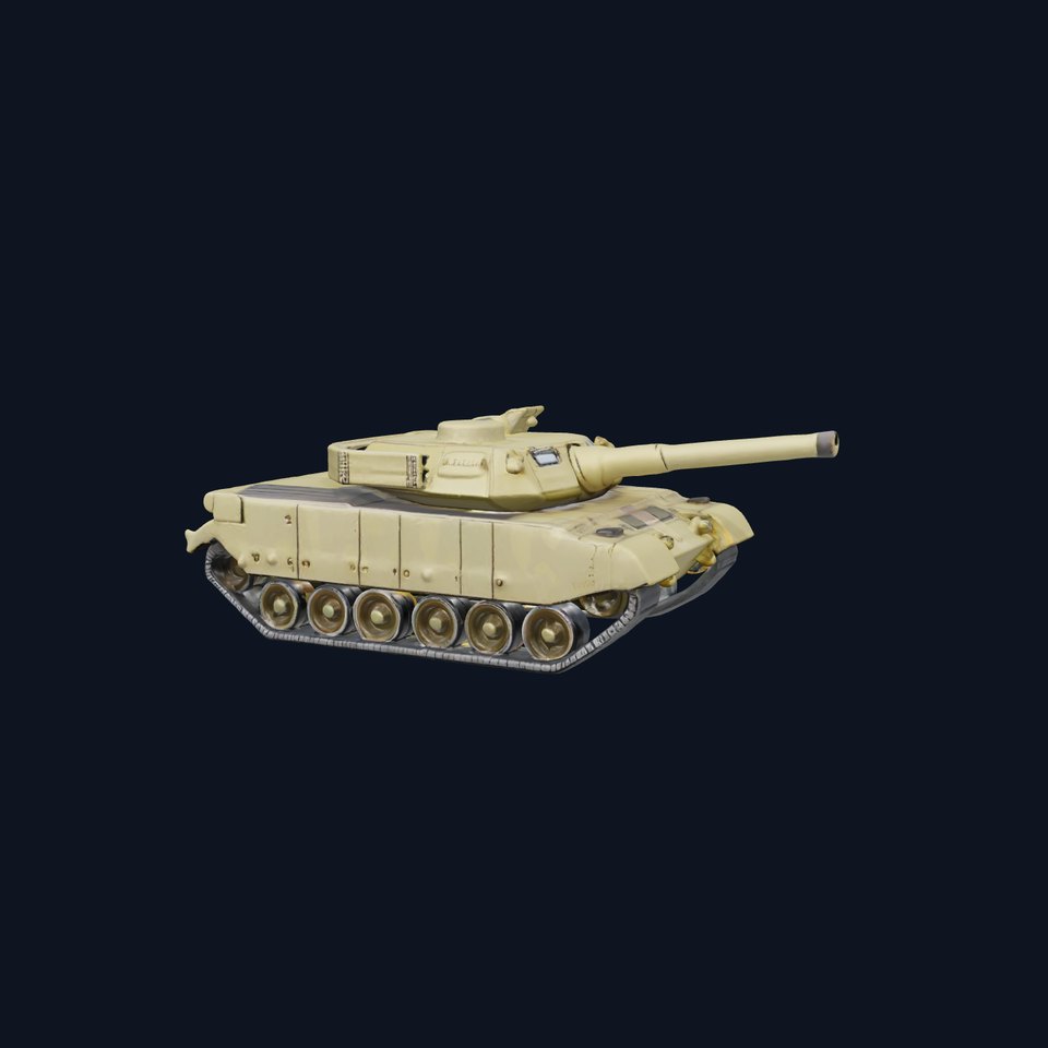 Desert Camouflage Tank model pack
