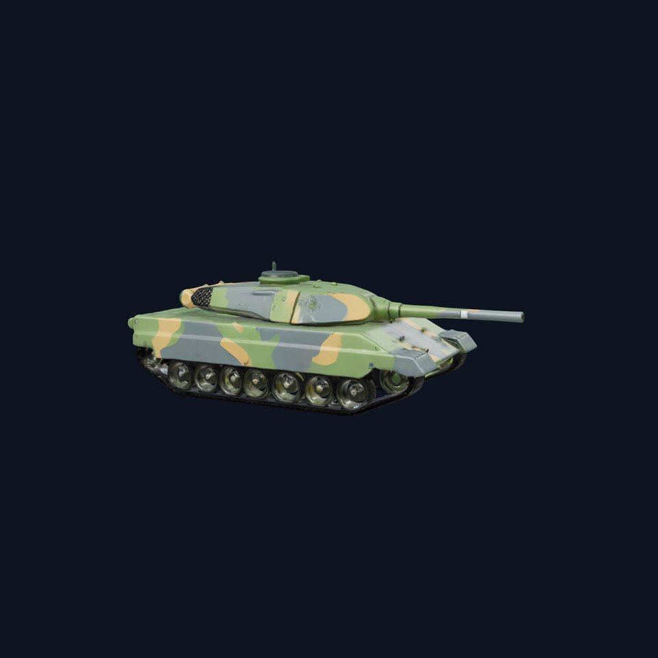 Camo Battle Tank model pack