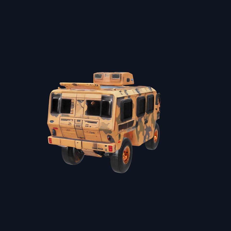 Camouflage Armored Vehicle model pack