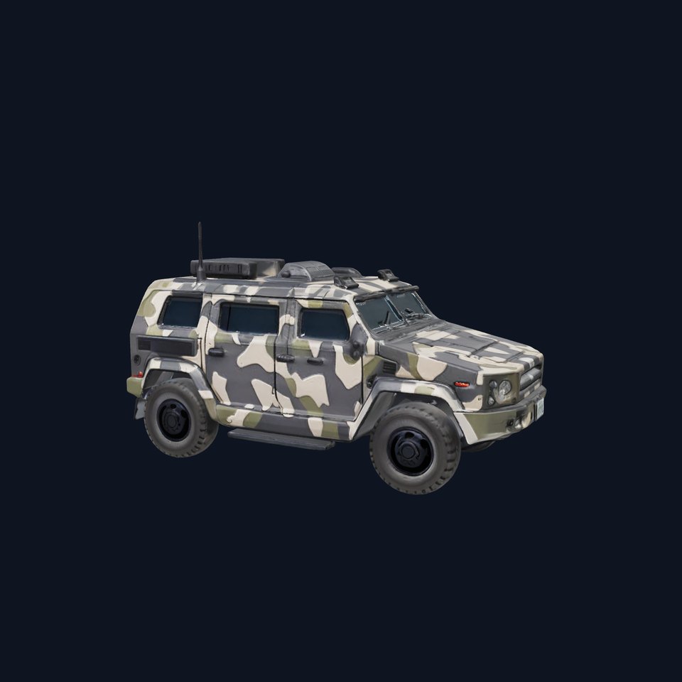 Camouflage Armored Vehicle model pack