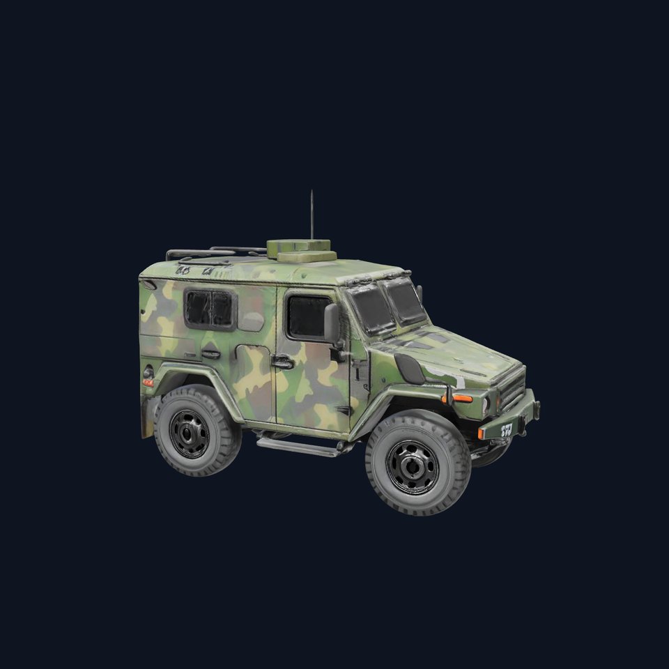 Camouflage Armored Vehicle model pack
