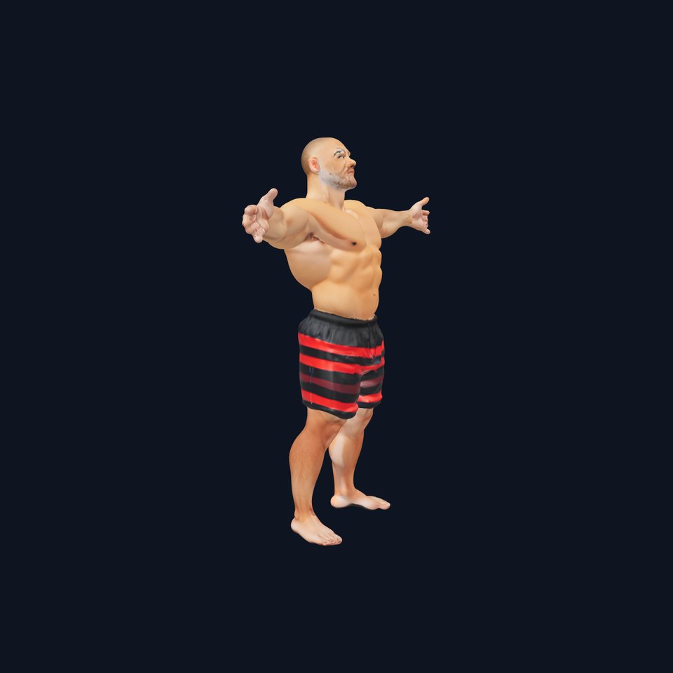 Muscular Athlete model pack