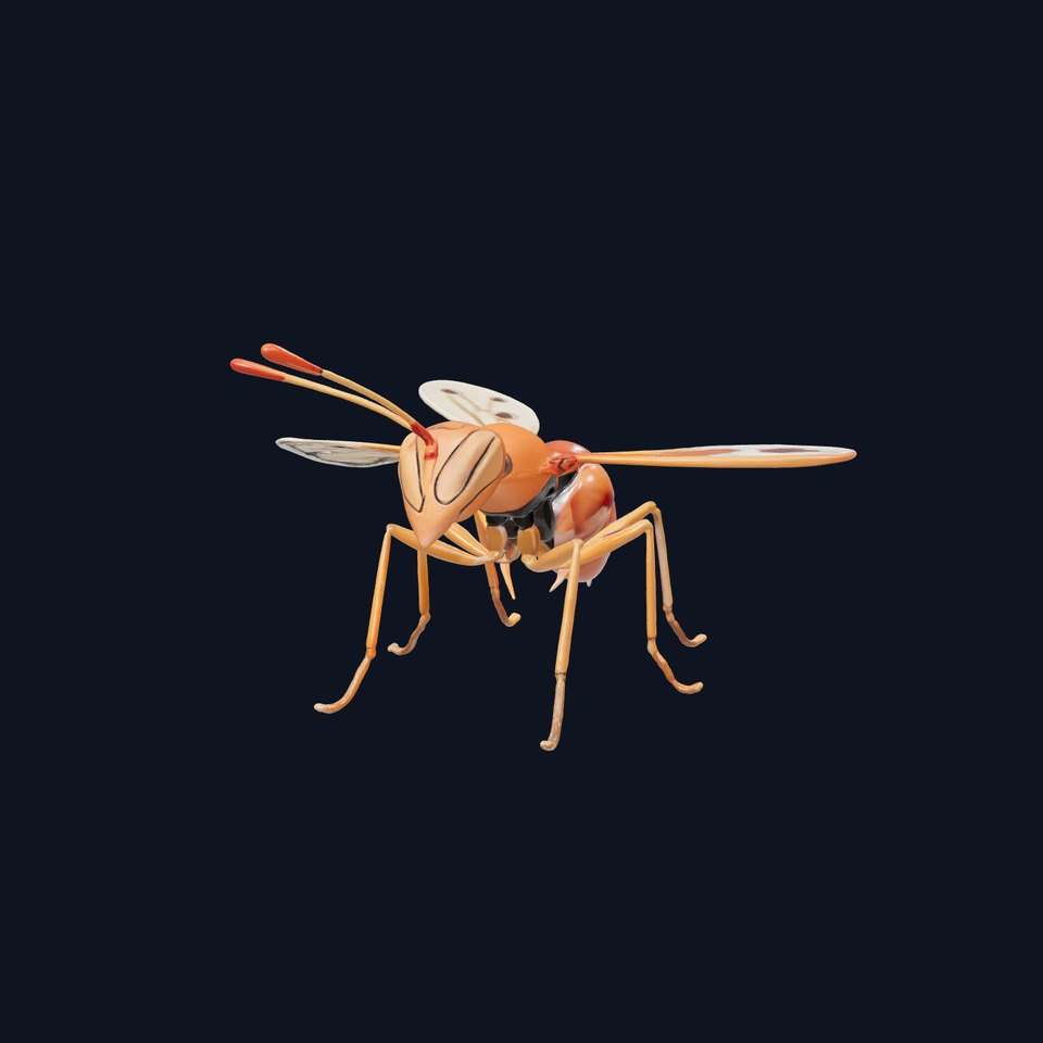 Copper Insect Drone model pack