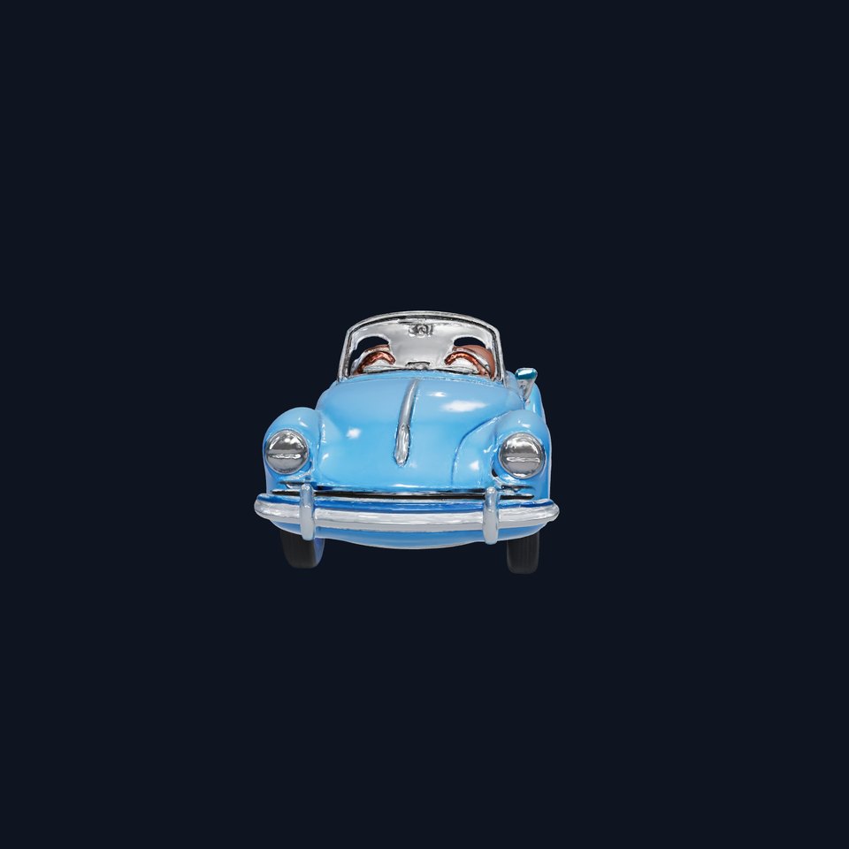 Azure Convertible Classic Car model pack
