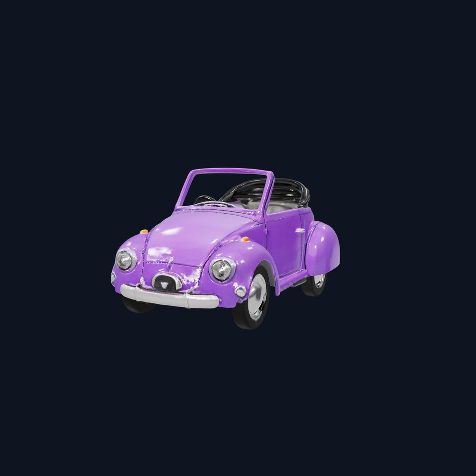 Violet Vintage Convertible model pack