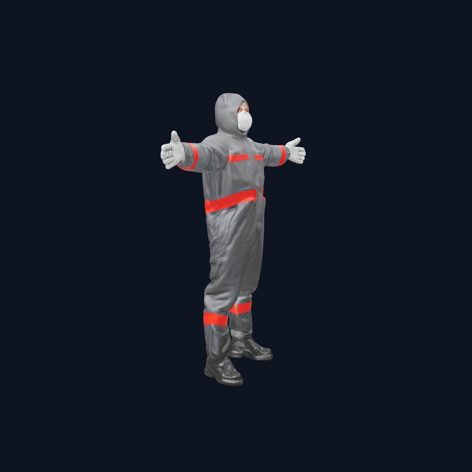 Protective Suit model pack