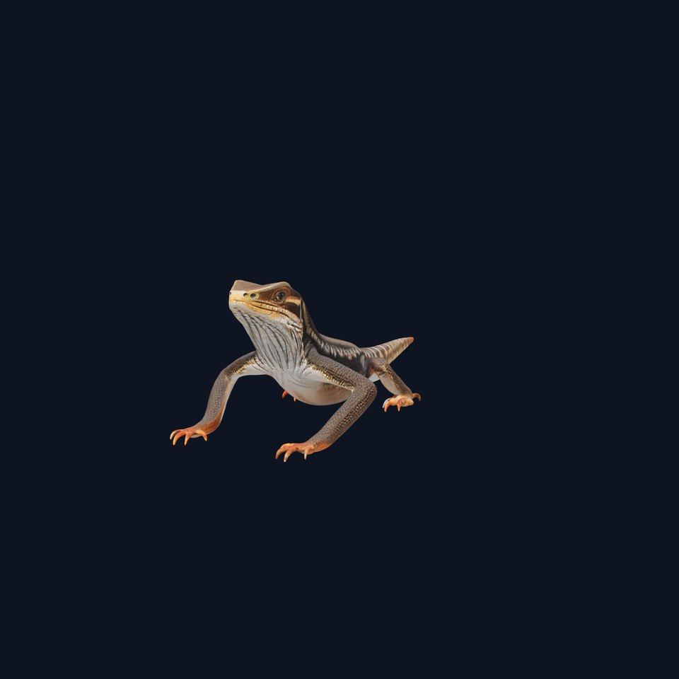 Spotted Lizard Creature model pack