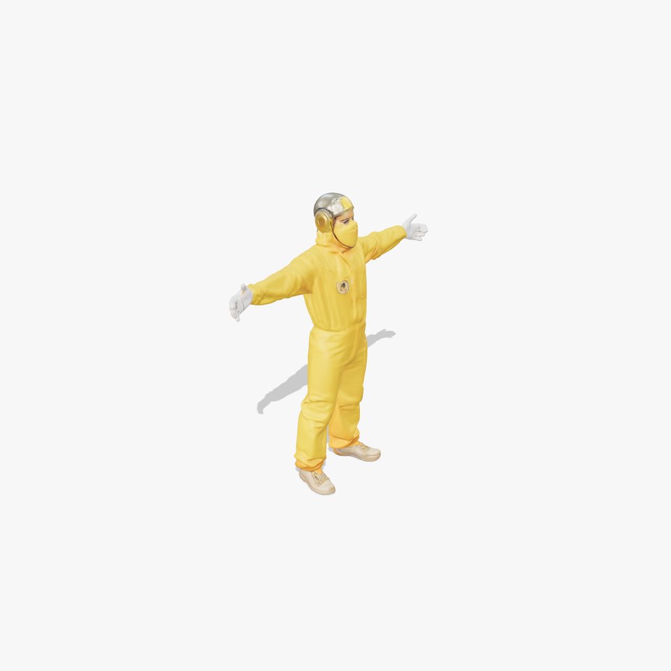 Protective Yellow Suit model pack