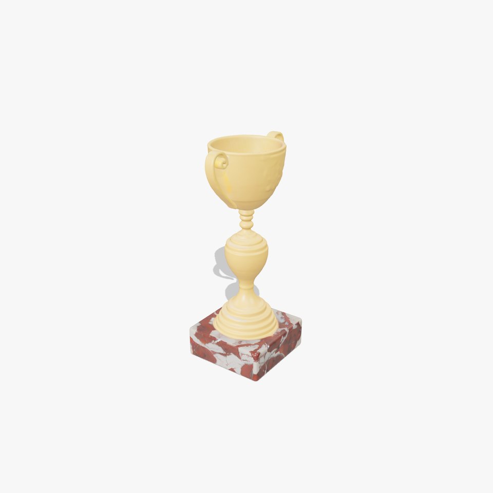 Elegant Gold Trophy model pack