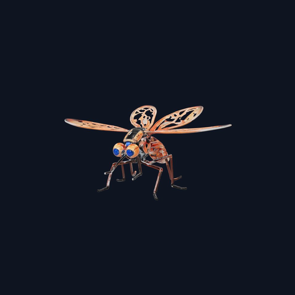 Copper Mechanical Insect model pack