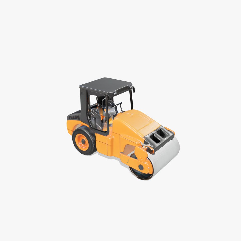 Vibrant Asphalt Roller model pack